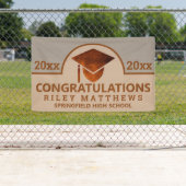 Abschluss Copper Moderne Herzlichen Glückwunsch Gr Banner (Insitu)