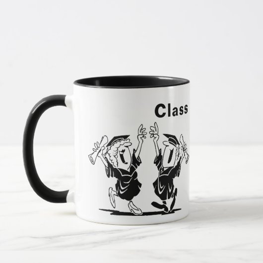 Abschluss Couple oder Friends Class 20XX Tasse (Links)