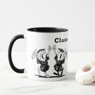 Abschluss Couple oder Friends Class 20XX Tasse