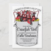 Abschluss Crawfish Boil Einladung (Vorderseite)