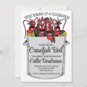 Abschluss Crawfish Boil Einladung (Vorderseite)