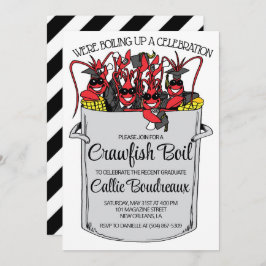 Abschluss Crawfish Boil Einladung