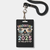 Abschluss Cruise 2025 Graduate Cruising Squad Ausweis (Vorderseite mit Lanyard)