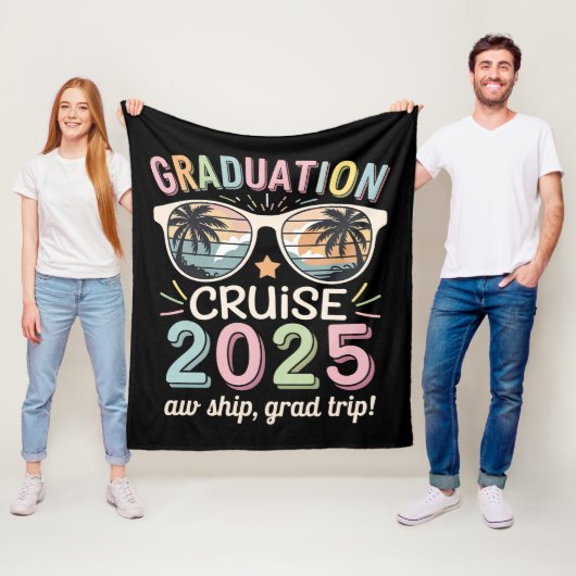 Abschluss Cruise 2025 Graduate Cruising Squad Fleecedecke (Beispiel)