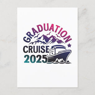 Abschluss Cruise 2025 Sommerreise Matching Einladungspostkarte