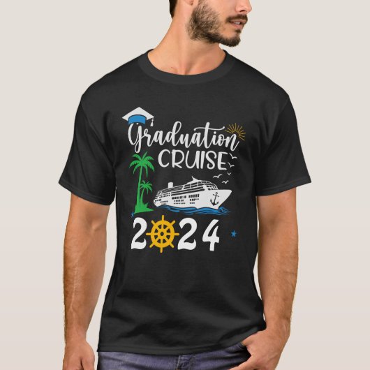 Abschluss Cruise Custom Year Group Matching T-Shirt (Vorderseite)