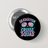 Abschluss Cruise Squad Kreuzfahrt Retro Button (Vorne & Hinten)