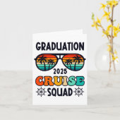 Abschluss Cruise Trip Cl of 2025 Senior Summer Va Karte (Gelbe Blume)