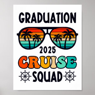 Abschluss Cruise Trip Cl of 2025 Senior Summer Va Poster