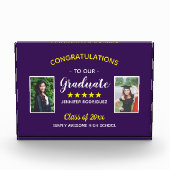 Abschluss Custom 2 Foto Herzlichen Glückwunsch Gra (Vorderseite)