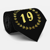 Abschluss Custom Class Year Gold Laurel Wreath Krawatte (Gerollt)