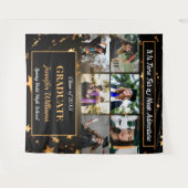 Abschluss Custom Foto Collections Name Class Year  Wandteppich (Vorderseite (Horizontal))