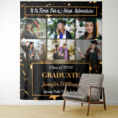 Abschluss Custom Foto Collections Name Class Year  Wandteppich (Beispiel)