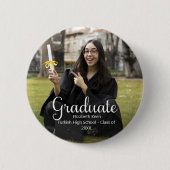 Abschluss Custom Foto Poster Button (Vorderseite)