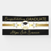Abschluss! Custom Glückwunschs Grad Party Banner (Horizontal)