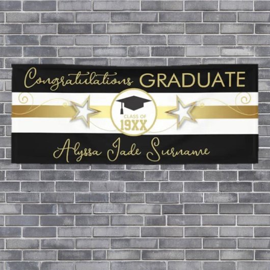 Abschluss! Custom Glückwunschs Grad Party Banner