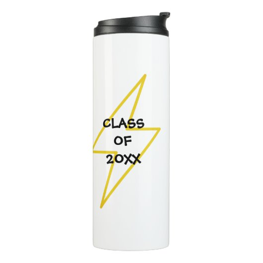Abschluss Dabbing Männlich Blitz Custom Thermosbecher (Nach links gedreht)