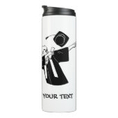 Abschluss Dabbing Männlich Blitz Custom Thermosbecher (Nach rechts gedreht)