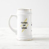 Abschluss Dabbing Männlicher Blitz Custom Bierglas (Links)