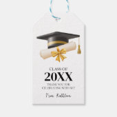Abschluss Danke Abschlussfeier Geschenk High Schoo Geschenkanhänger (Vorderseite)