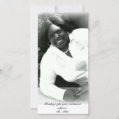 "Abschluss Danke"-Fotokarte Dankeskarte (Vorderseite)