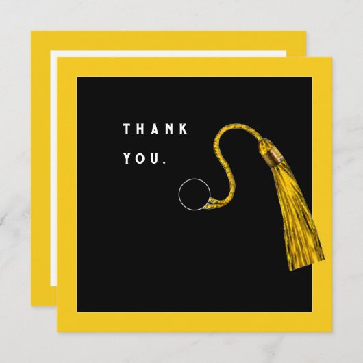 Abschluss danke Ihnen Karten (Vorne/Hinten)