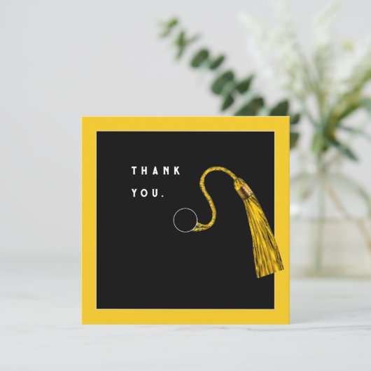 Abschluss danke Ihnen Karten (Stehend Vorderseite)