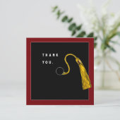 Abschluss danke Ihnen Karten (Stehend Vorderseite)