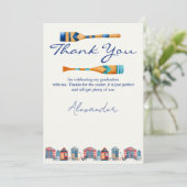 Abschluss Danke Karte (Stehend Vorderseite)