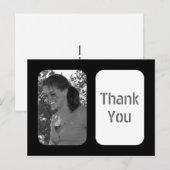 Abschluss Danke Karte (Vorne/Hinten)