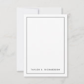 Abschluss Danke Karte (Rückseite)