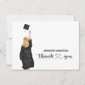 Abschluss Danke Karte (Vorderseite)