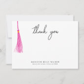 Abschluss Danke Pink Tassel (Vorderseite)