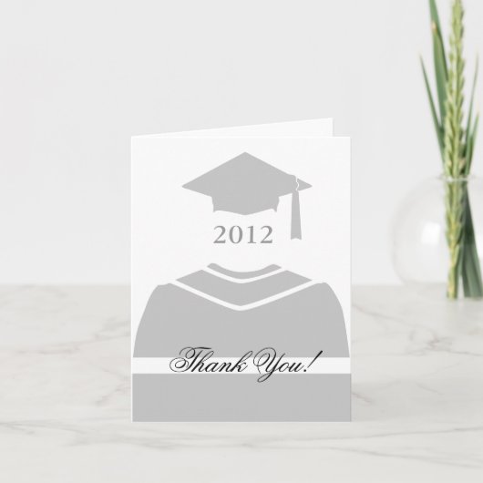 Abschluss danken Ihnen Dankeskarte (Vorderseite)