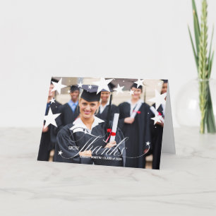 Abschluss Dankeschön an Stars und Grand's Foto Karte