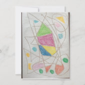 Abschluss Dankeschön Karte (Vorderseite)