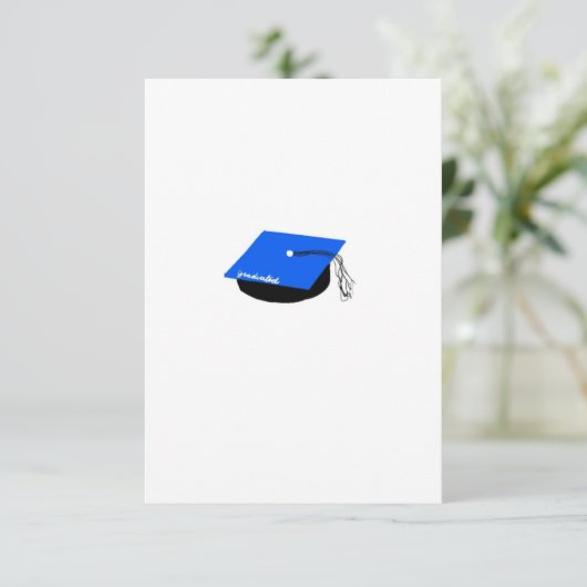 Abschluss! Dankeskarte (Stehend Vorderseite)