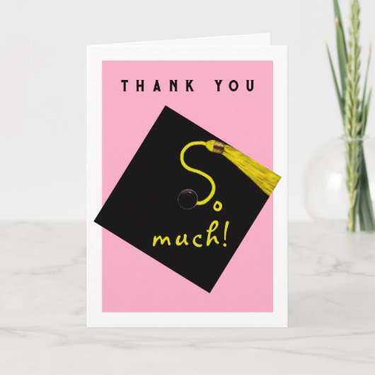 Abschluss Dankeskarte (Vorderseite)