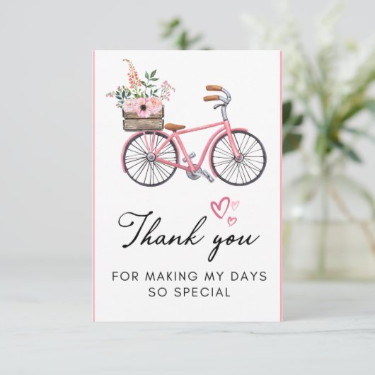 Abschluss Dankeskarte (Stehend Vorderseite)