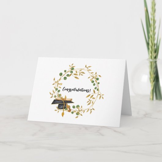 Abschluss Dankeskarte (Vorderseite)