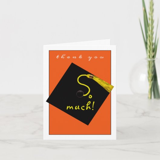 Abschluss Dankeskarte (Vorderseite)