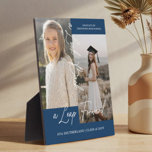 Abschluss dann & Jetzt Grad Foto Collage Keepake Fotoplatte