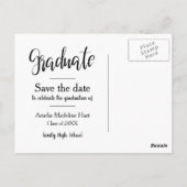 Abschluss | Das Beste ist noch nicht zu kommen Skr Postkarte (Rückseite)