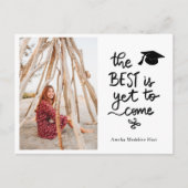 Abschluss | Das Beste ist noch nicht zu kommen Skr Postkarte (Vorderseite)