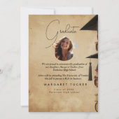 Abschluss Daughter I Rustikal Ankündigung (Vorderseite)