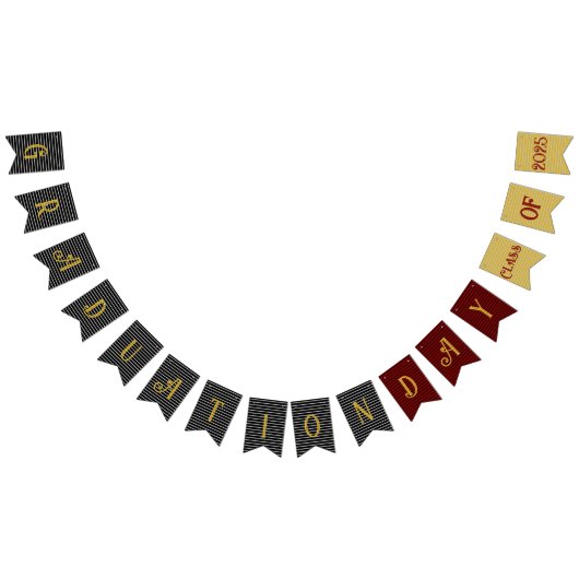 Abschluss Day 2025 Jagdbanner - Klasse 2025 Wimpelkette (Alle)