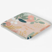 Abschluss Day, Blume Blumenstrauß Pappteller (Gewinkelt)