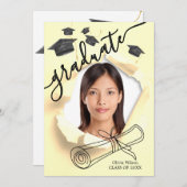 Abschluss Day Einladung (Vorne/Hinten)