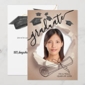 Abschluss Day Einladung (Vorne/Hinten)