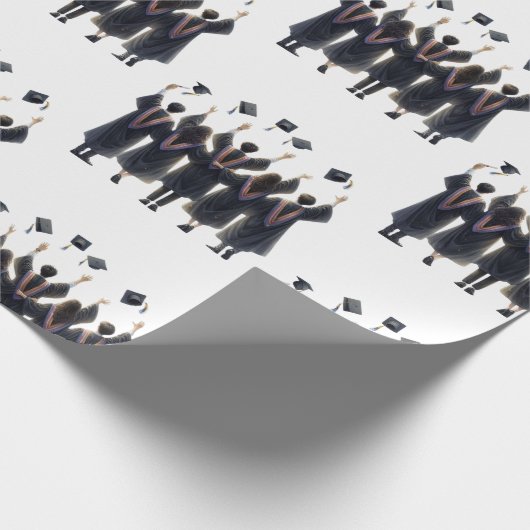 Abschluss Day Geschenkpapier (Ecke)